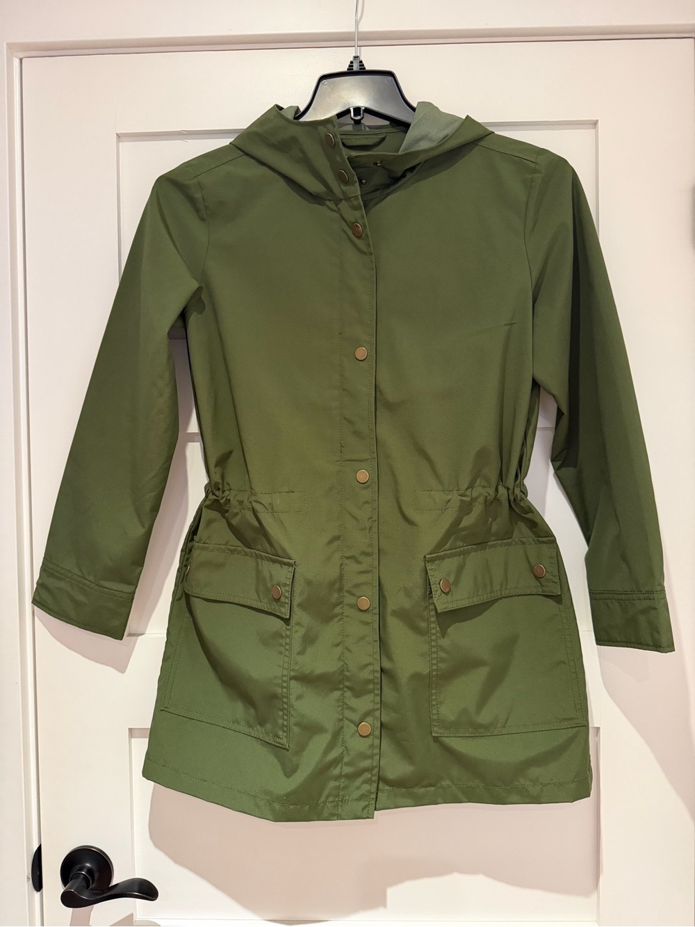 J. Crew Green Hooded Utility Anorak Jacket